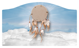 DASHELL-129-BL Arapaho Prayer Blue